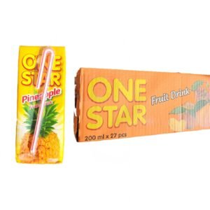 Caja de jugos One Star Piña (27 x 200ml)