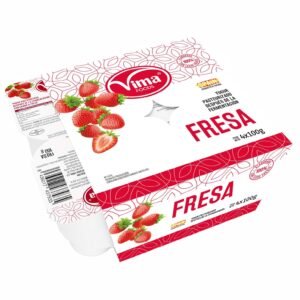 Pack de 4 yogurts de Fresa 🍓 Vima