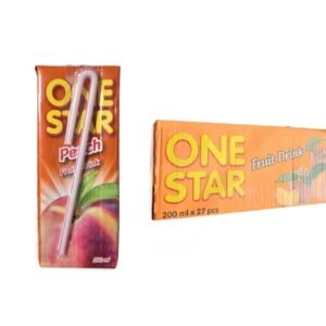 Caja de jugos One Star Melocotón 🍑 (27 x 200ml)