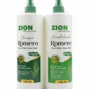 Juego Shampoo y Acondicionador "Romero" Sin Sal (1380ml x 2)